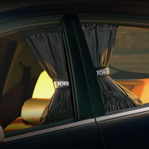 Pare-soleil de voiture 50L pour vitre latérale, type opaque noir, installation par boucle, protection solaire pour véhicule, blocage de la lumière - Product Image 2