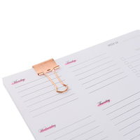 Agenda de haute qualité pour le bureau, non daté, avec objectifs, journalier, mensuel, annuel, planificateur à spirale, suivi des habitudes