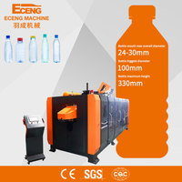 Machine de soufflage de bouteilles PET entièrement automatique Eceng K8 à 4 cavités, 2000 BPH, pour la fabrication de bouteilles d'eau minérale