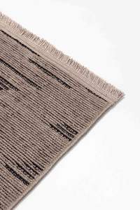 Mira <b>Mink</b> Striped Chenille Area <b>Rug</b> Wholesale 7mm Washable Non Slip Eco Friendly Pet Friendly Polyester Cotton Modern Home Floor - Product Image 3