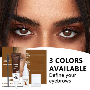 Ustom-Kit de manchas de código de pestañas y cejas, crema profesional de pigmento de mezcla de <span class=keywords><strong>Perma</strong></span>, tatuaje de Henna - Product Image 1