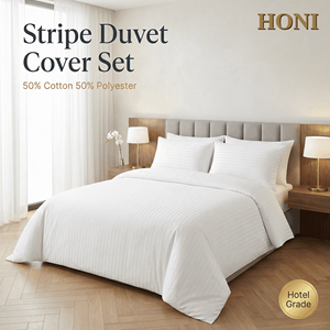 Parure de lit HONI personnalisable en coton 240TC toutes saisons, faible rétrécissement, couleur inaltérable, housse de couette facile d'entretien, lavable en machine 4 - Product Image 2