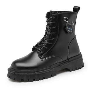 <span class=keywords><strong>Botas</strong></span> de <span class=keywords><strong>Hombre</strong></span> Otoño 2026, Nuevas, Estilo Casual Vintage con Cordones, Suela Gruesa de PU, para Deportes al Aire Libre, Motociclismo y Trabajo - Product Image 6