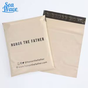 Bolsa de Envío de Color Nude con Logotipo Personalizado, Bolsa de Embalaje de Plástico con Impresión de Logotipo, Bolsa de Envío para Ropa - Product Image 4