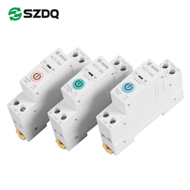 Multifunction WiFi Smart Home Timer Switch with Alarm System Plastic Material 6kA 230V for Household Energy Safety