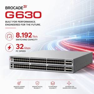 Switch SAN G630 32G Gen6 Original para Brocade, 48 Puertos, Módulos SFP de Onda Corta Activos, Almacenamiento de Canal de Fibra de 8Tbps, Montaje en Rack 2U - Product Image 4
