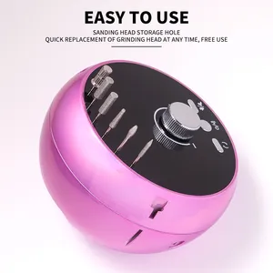 Nouvelle perceuse à ongles électrique professionnelle 45000 tr/min, machine de manucure à faible bruit, ensemble de ponceuses à ongles, équipement de polissage pour salon de manucure - Product Image 4