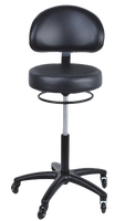 Tabouret d'examen professionnel HS200, siège de 16 pouces, dossier ergonomique, rotation à 360 degrés
