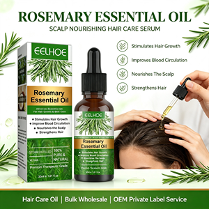 Olio Essenziale di Rosmarino <span class=keywords><strong>Naturale</strong></span> Distillato a Vapore, Siero Nutriente per il Cuoio Capelluto, Rinforza i Capelli, Migliora la Condizione del Cuoio Capelluto, Olio per Capelli Vegano - Product Image 1