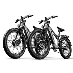 Bicicleta Eléctrica para Adultos con Motor Central de 48V 2000W, Batería de Litio, Neumáticos Anchos de Aluminio para Nieve - Product Image 2