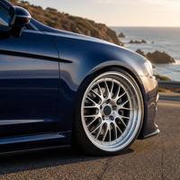 Rines de Malla en Y Personalizados 5X112 5X120 con Borde Escalonado y Diseño Cóncavo de 18 19 20 21 22 Pulgadas 6061-T6 para Audi BMW Mercedes JWL VIA