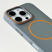 Coque Ultra-Fine Couleurs Vives pour iPhone 16 17 15 14 13 12 Pro Max Plus 17 Air, Chargement Magnétique Sans Fil, Housse Rigide Mate en PC