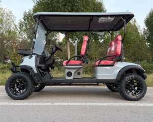 Custom 4-Seater Lithium Batteries Folding Mini Golf Cart with <b>Solar</b> Power <b>Generation</b> 48V/60V/72V 90km Range - Product Image 2