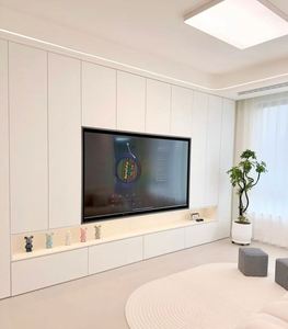 ทีวีห้องนั่งเล่นยืนเฟอร์นิเจอร์บ้านห้องนั่งเล่นไม้ผนังทึบผนังทีวีผนังพื้นหลังตู้เก็บของ - Product Image 4