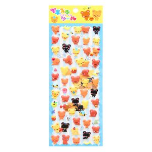 Autocollants en mousse gonflée 3D Miaow Kitties personnalisés, de haute qualité, bon marché, impression sérigraphique, adhésifs, imperméables, écologiques, couleur CMYK - Product Image 5