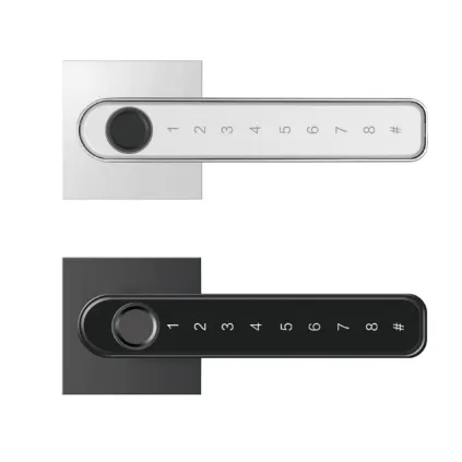Kunci Pintar Ttlock App Kunci Pintu Sensor Sidik Jari Masuk Tanpa Kunci Pengunci Pintu Pintar 3D Sensor Sidik Jari
