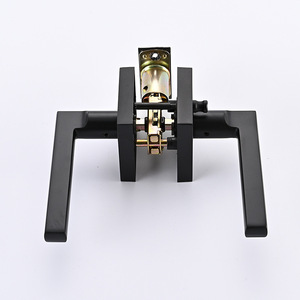 Manija <span class=keywords><strong>de</strong></span> Puerta <span class=keywords><strong>de</strong></span> Alta Calidad para Puerta Interior Moderna <span class=keywords><strong>de</strong></span> Estilo Americano, Resistente, con Privacidad, Juego <span class=keywords><strong>de</strong></span> Manijas <span class=keywords><strong>de</strong></span> Puerta con Cerradura <span class=keywords><strong>de</strong></span> Aleación <span class=keywords><strong>de</strong></span> Zinc - Product Image 3