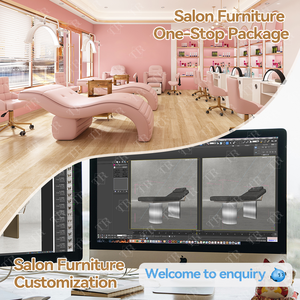 Turri lujo curvado Pu cuero madera marco Camilla Lash belleza Facial Spa cama pestañas cama Lashista Camilla - Product Image 3