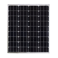 Type monocristallin de rendement élevé de panneau solaire de 10w 20W 60w pour la conversion d'énergie
