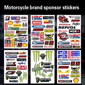 Feuilles d'autocollants en vinyle PVC imperméables personnalisées, autocollants promotionnels mignons avec logo, autocollants adhésifs pour <span class=keywords><strong>moto</strong></span> - Product Image 5