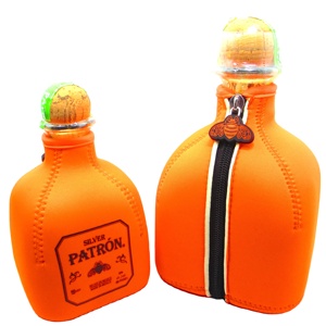 Neoprene <b>Bottle</b> Cover Sleeve Holder ,wine Cooler Bag for patron <b>Bottle</b> - Product Image 6