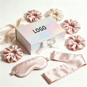 Cadeaux d'affaires promotionnels, vente flash, masque de sommeil en soie de mûrier 100% 16 mm avec sangle élastique - Product Image 1
