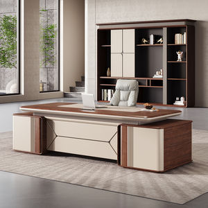 2024デザインモダン高級セオオフィス電気調節可能デスクウッドテーブルビッグサイズノートパソコンデスク座って大人用 - Product Image 4