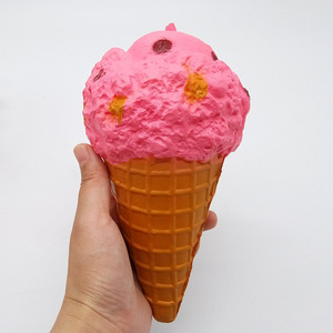 Juguete de Descompresión de Gelatina Blanda de Rebote Lento con Música para Amasar, Diseño de Helado - Product Image 1