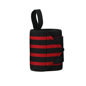 Soporte Universal para muñeca, banda de compresión de nailon para adultos, antideslizante, negro, rojo, de una pieza, para levantamiento de pesas, Fitness, uso al aire libre - Product Image 2
