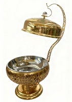 Arabisches Design Restaurant Fünf-Sterne-Hotel Luxus Gold Chafing Dish Hängender Chafing Dish Speisenwärmer