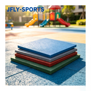Suelo de caucho EPDM para protección contra caídas, reduce el riesgo de lesiones para parques infantiles, canchas de fitness al aire libre, jardines de infancia y comunidades. - Product Image 1