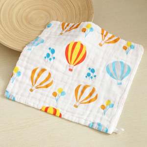 Toallitas de Mano de Algodón Orgánico de 10''x10'', Súper Suaves y Absorbentes, 6 Capas, Paño de Regurgitación para Bebés Niños y Niñas - Product Image 3