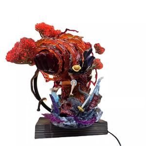 Figura de Anime de One Piece de 22 cm, Monkey D. Luffy Gear 3, Figura de Acción Hell Fire GK con Luz LED, Modelo de Anime - Product Image 5