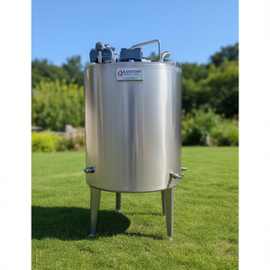 Mélangeur de liquides chauffé Kandemir 150L à double paroi avec thermostat intégré pour liquides alimentaires et cosmétiques – Machine industrielle - Product Image 3
