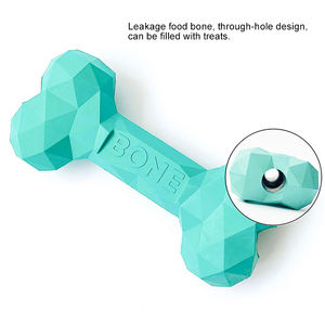 Nuevo diseño, portátil, resistente a mordeduras, interactivo, duradero, para mascotas, TPR, limpieza de dientes, juguetes para masticar perros - Product Image 3