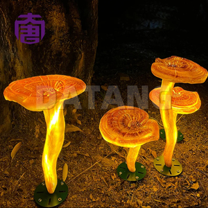 Luces Decorativas LED de Ganoderma Lucidum, Encantadoras Decoraciones Navideñas de Fibra de Vidrio para Fiestas - Product Image 5