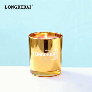 Recipientes Redondos Holográficos para Velas de 8oz, 10oz y 12oz, de Vidrio Grueso Iridiscente, Coloridos y Brillantes, de Lujo y Personalizados - Product Image 4