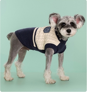 Meistverkaufter Großhandels-Hundepullover im Englischen Stil Warme Hundekleidung Kostengünstige Atmungsaktive Haustier-Weste für Katzen - Product Image 6