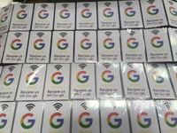 NFC Google PVC-карты: портативные водонепроницаемые метки контроля доступа, настраиваемые NTAG213, NTAG215, NTAG216, дальность считывания 1-10 см, индивидуальный дизайн