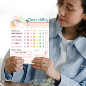 Tableau <span class=keywords><strong>de</strong></span> planification magnétique pliable au design Art Déco personnalisé, tableau blanc effaçable à sec en feutre uni pour la planification quotidienne et hebdomadaire - Product Image 1
