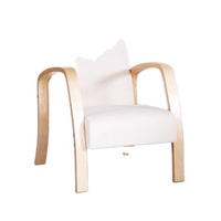 Canapé chaise de relaxation en bois massif, fauteuil de salon moderne