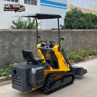 Vielseitig Einsetzbarer Raupenlader mit Neuer Benzinmotor-Technologie, Mini-Kompaktlader für Baustellen