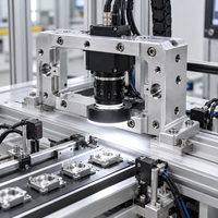 Cadre de montage de caméra optique en aluminium 6061 usiné CNC de précision pour équipement d'inspection de qualité automatisé