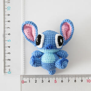 Toptan özel tığ sevimli çocuk Polyester tığ işi Stitchy bebek kolye oyuncak en iyi fiyat örme sevimli oyuncaklar dokuma - Product Image 6