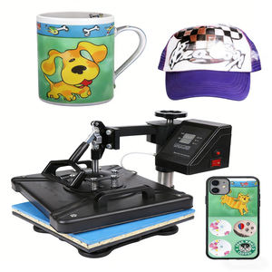 Presse à chaud multifonctionnelle 5 en 1 de 29*38 cm avec tête rotative pour T-shirts, mugs, coques de téléphone - Product Image 3