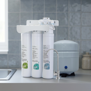 Système d'osmose inverse manuel HSU RO-403Q-50 à 8 étapes, débit de 50 GPD, robinet intelligent, en plastique, sous évier, pour usage domestique et hôtelier - Product Image 3
