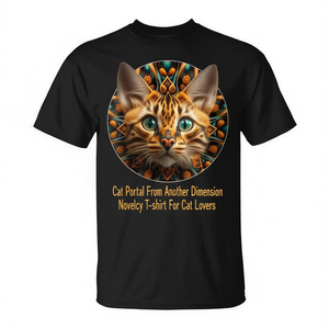 T-shirt fantaisie Cat Portal From Another Dimension pour les amoureux des chats - Product Image 2