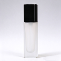 Flacon cosmétique portable rechargeable, distributeur de lotion en verre anti-fuite de 30 ml, flacon organisateur de soins de la peau pour voyage