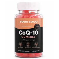 Complément alimentaire en gommes multivitaminées certifiées halal, CoQ10, végétalien, sans OGM, pour la santé cardiaque quotidienne