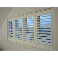 Fenêtre de jalousie en verre d'aluminium de style français réglable Filet d'écran en acier inoxydable Swing Open pour une utilisation dans l'appartement de la maison